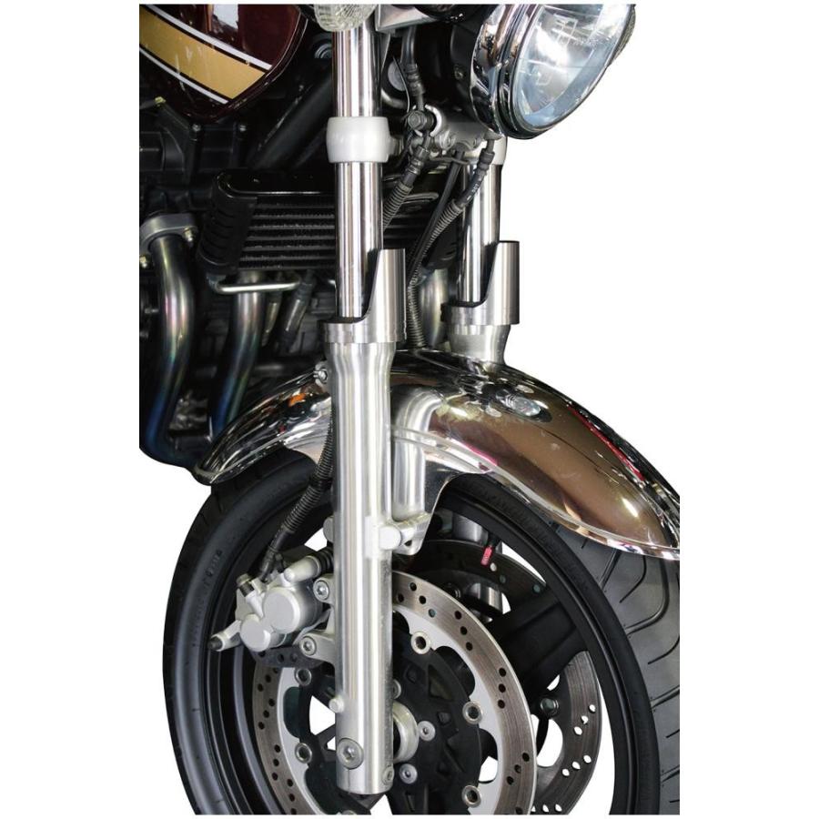 ゼファー400（ZEPHYR） アルミビレットフロントフォークガード