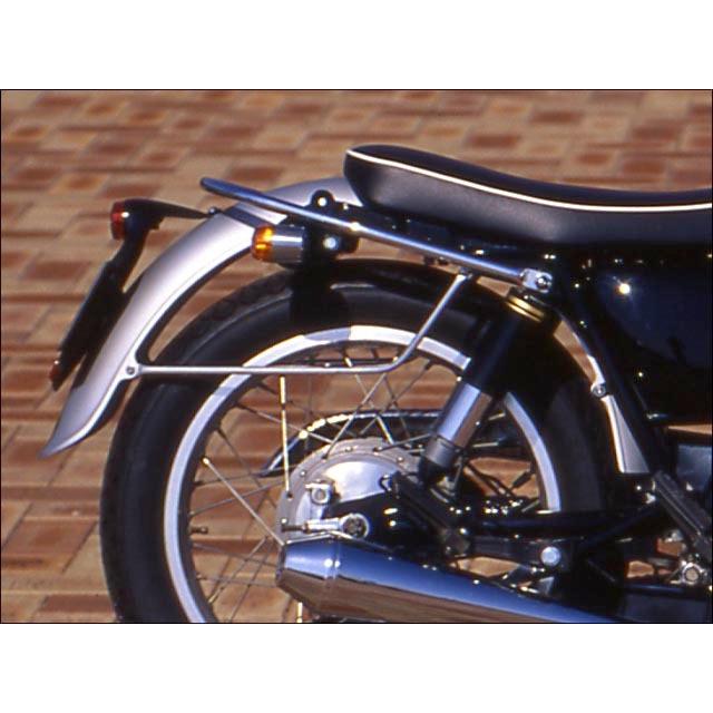 SR400（78年〜） トラディショナル スポーツリアフェンダー 黒ゲル仕上げ CHIC DESIGN（シックデザイン）の画像