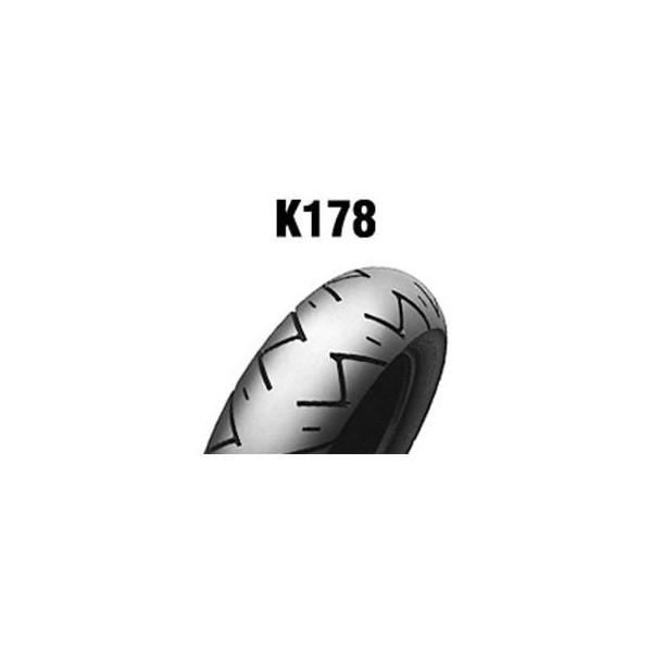 DUNLOP - ダンロップタイヤ（）K178（向こう正面）（後ろ側）100/90-12 49J 熱電子管受け答え