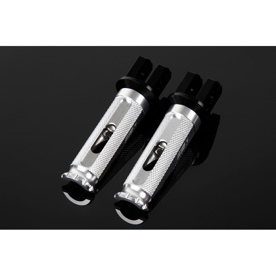 アルミ削り出しステップ レーシングタイプ（取付部 ブラック/ステップ