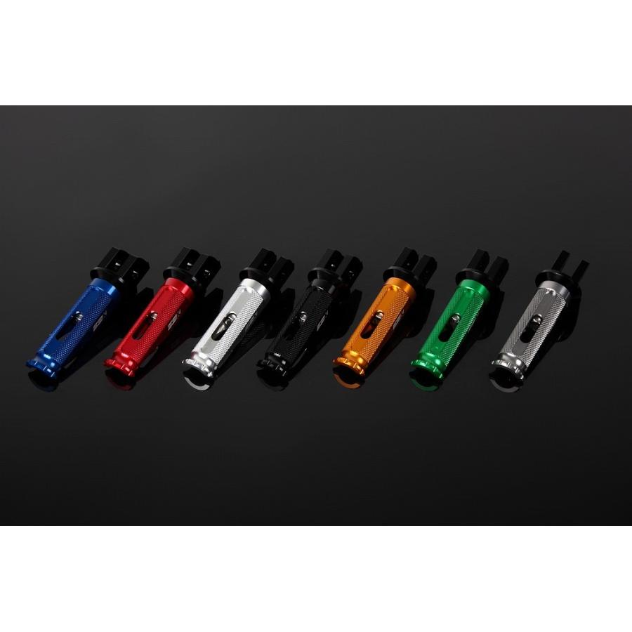 アルミ削り出しステップ レーシングタイプ（取付部 ブラック/ステップ