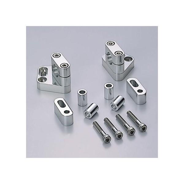 ZX-10 バーハンドルブラケット カワサキホルダーキット シルバー