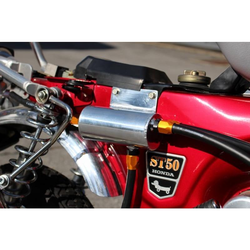 ダックス（DAX）ST50/ST70 スポーツオイルキャッチタンクバフ仕上げ