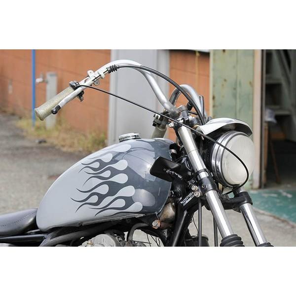 GOODS グッズ モーターガレージグッズ:フォーククランプミラー