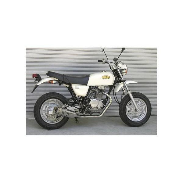 エイプ100専用 asakuraステンレス製 曲がり型マフラー 取り付け金具付き APE100（エイプ） RJ-Hタイプマフラー BSタイプ ASAKURA（浅倉商事