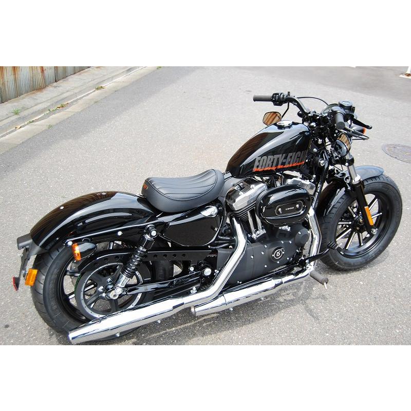 04年〜XLスポーツスター そら豆LOWソロシート プレーンタイプ K＆H