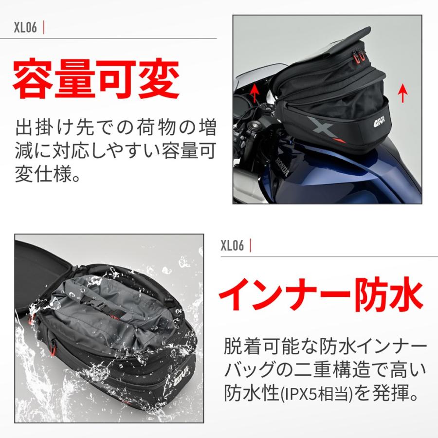 GIVI（ジビ） XL06 タンクロック 20L（リットル） : バイク メンテ館 