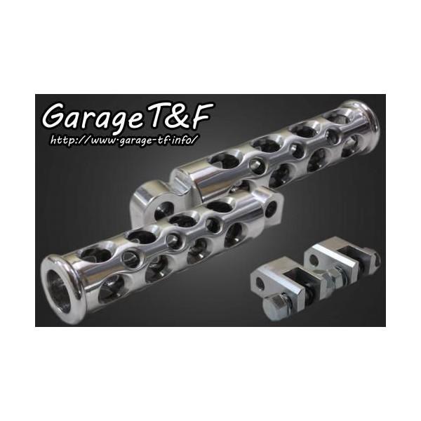 マグナ250/S（V-TWIN MAGNA） コンバットフットペグ（ポリッシュ） フロントセット ガレージT＆F