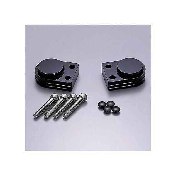 GPZ900R Ninja（ニンジャ）A7〜 ハンドルアップスペーサー セパレートハンドル車用H18 内径φ41mm ブラック HURRICANE（ハリケーン）