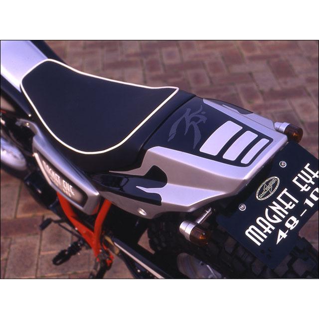 TW200 カウルセット TW200/E（87〜08年） テールカウルキット 未塗装/黒ゲル仕上げ