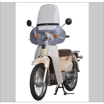 B*C様 旭風防　スーパーカブ50 キャブ 旭風防 ホンダ スーパーカブ50 カスタム 角形ライト用 クリア