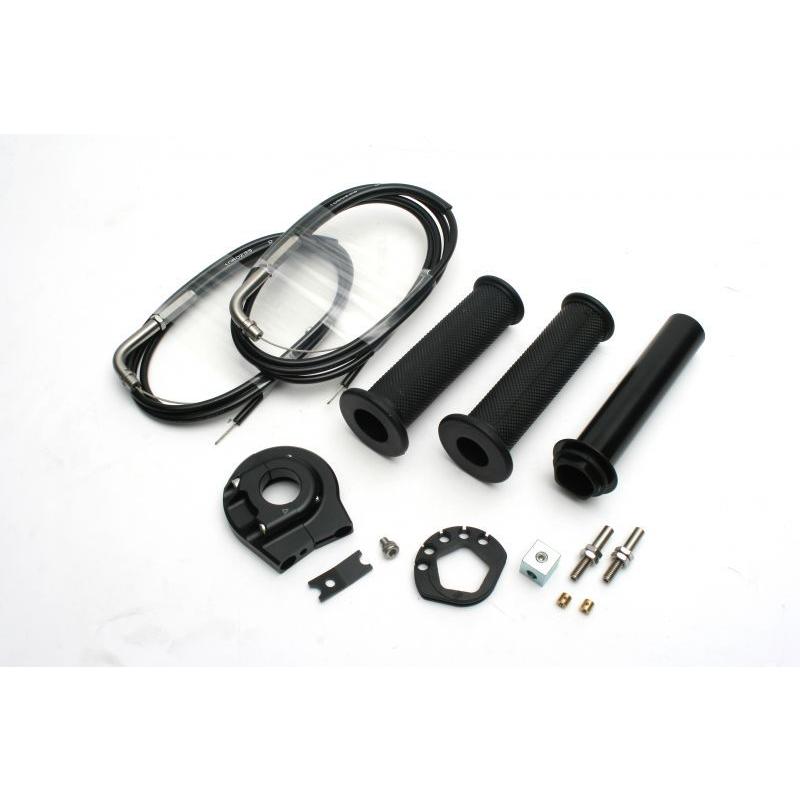 ハイスロットルキットEVO2 汎用一揃いの道具 保持者スモール/黒いこと 巻取φ38 ACTIVE（積極的）