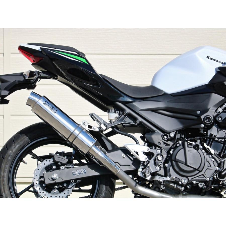 ラウンドタイプ ステンレスサイレンサー仕様 スリップオンマフラー WR'S（ダブルアールズ） Z400（19年）