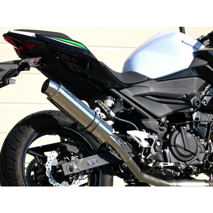 ラウンドタイプ ステンレスサイレンサー仕様 スリップオンマフラー