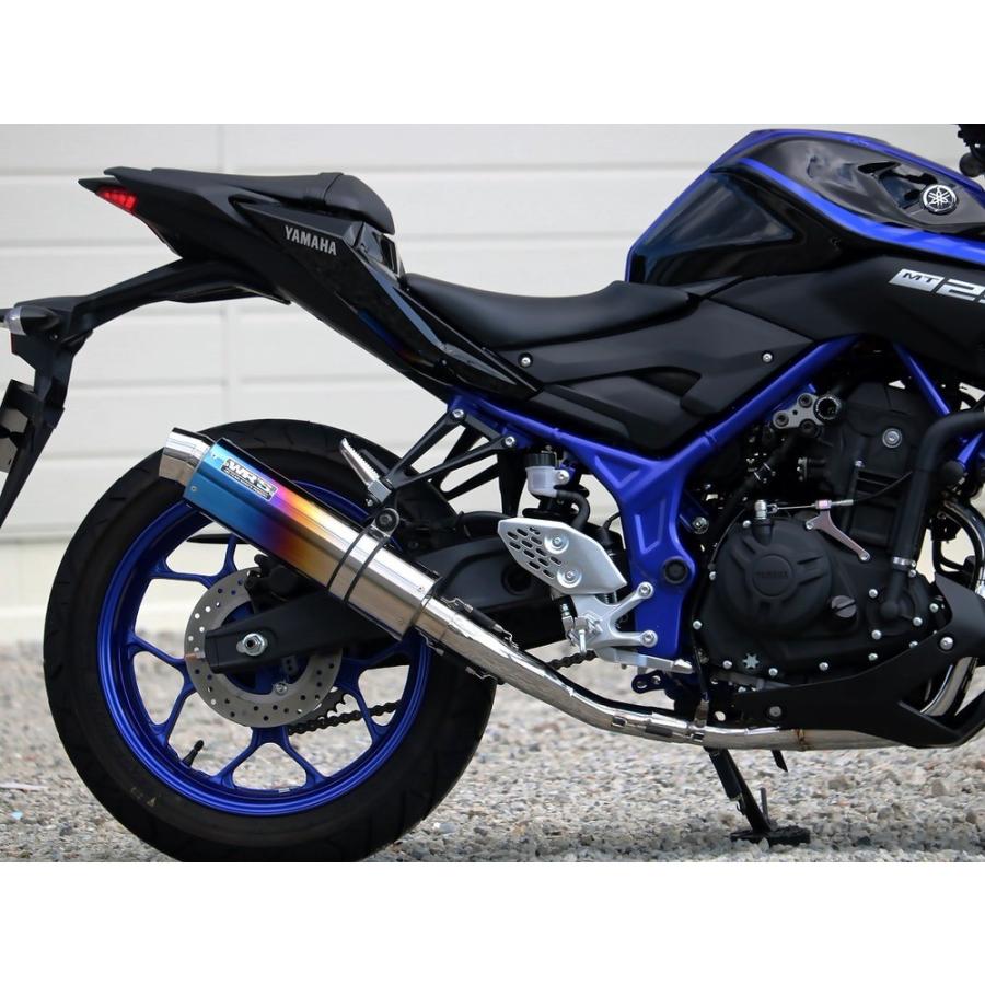 マフラー ラウンドタイプ 焼き色チタンサイレンサー仕様 フルエキゾースト