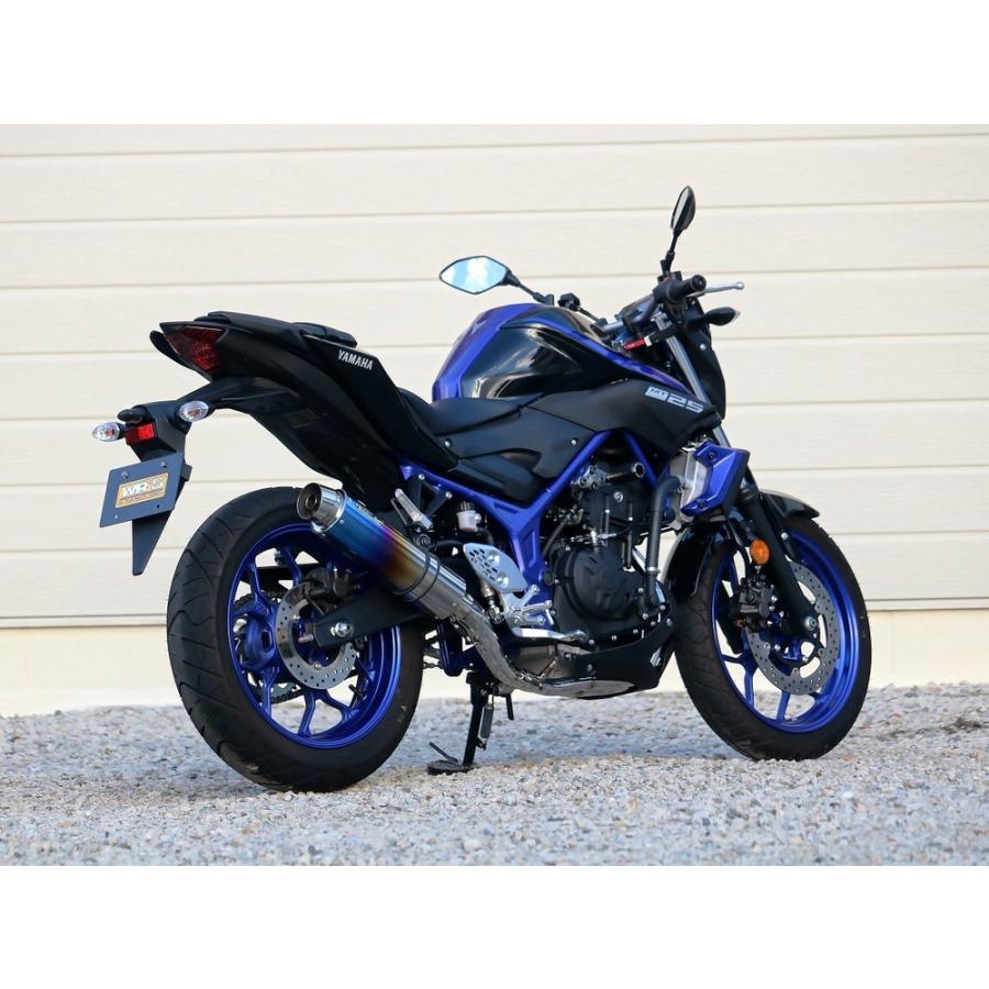 マフラー ラウンドタイプ 焼き色チタンサイレンサー仕様 フルエキゾースト