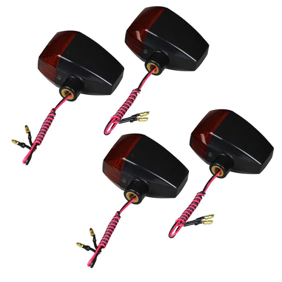 ZRタイプスタンダードレンズウインカーセット 黒いこと上半身/オレンジ色水晶体 POSH（ポッシュ） CB1300SB（05年）