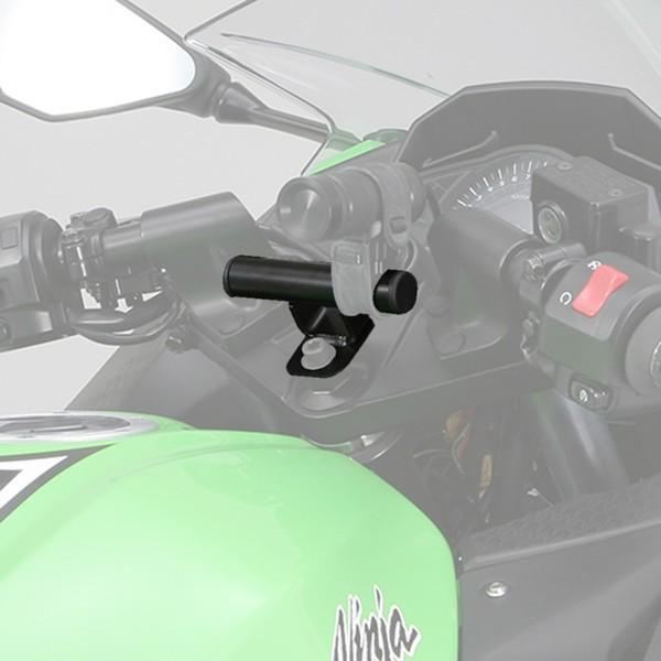 マルチバーホルダーショートタイプ（ステムホールクランプ）ブラック DAYTONA（デイトナ） | DAYTONA（バイク用品） | 01