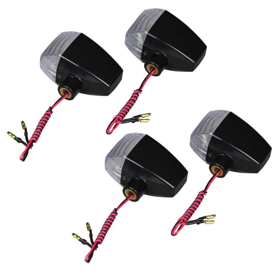 ZRタイプクリスタルカットレンズウインカーセット ブラック