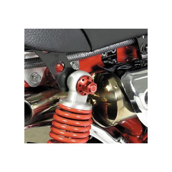 リアクッションマウントナットM10（8広座敷手あい）4個1set 赤いこと SP武川（TAKEGAWA） エテ公 サスペンション-車、バイク、自転車-リアサスペンション