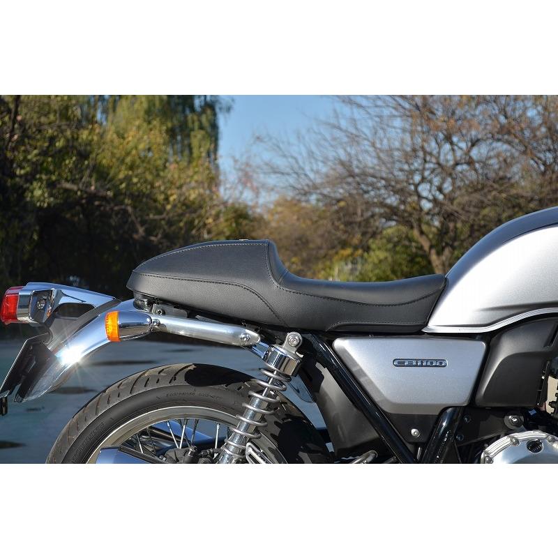 シングルカフェレーサーシート オールステッチタイプ K＆H（ケイアンドエイチ） CB1100EX 17Lタンク車（〜16年）_2