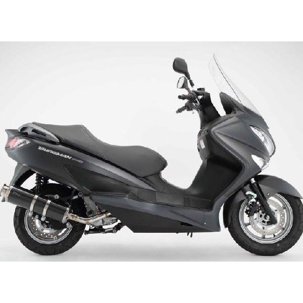 バーグマン200（BURGMAN）JBK-CH41A SS400カーボン2マフラー SP BMS-R 
