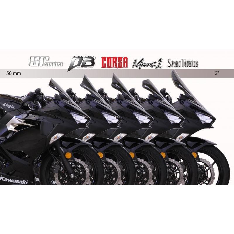 Ninja400（ニンジャ）18年 スクリーン スポーツツーリング ダーク