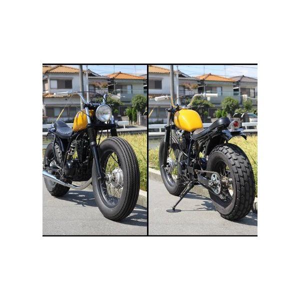 サイドエッジリアフェンダー スチール製 TW225・TW200 GOODS（モーター