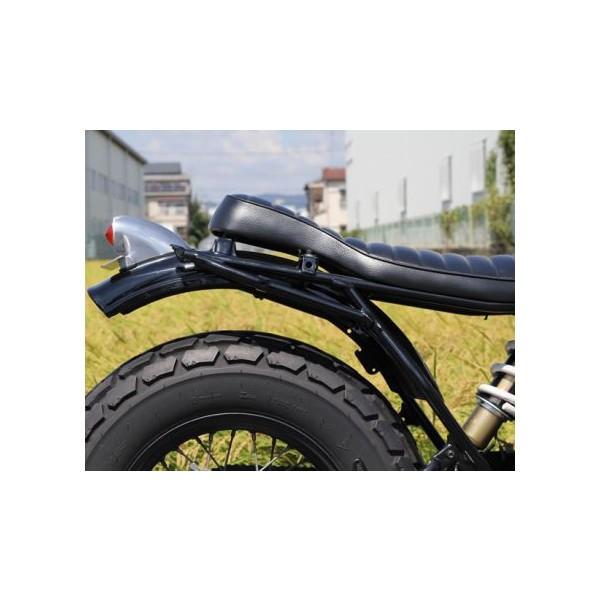 サイドエッジリアフェンダー スチール製 TW225・TW200 GOODS（モーター