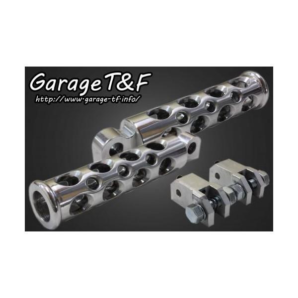 ビラーゴ250（VIRAGO） コンバットフットペグ（ポリッシュ） リアセット ガレージT＆F