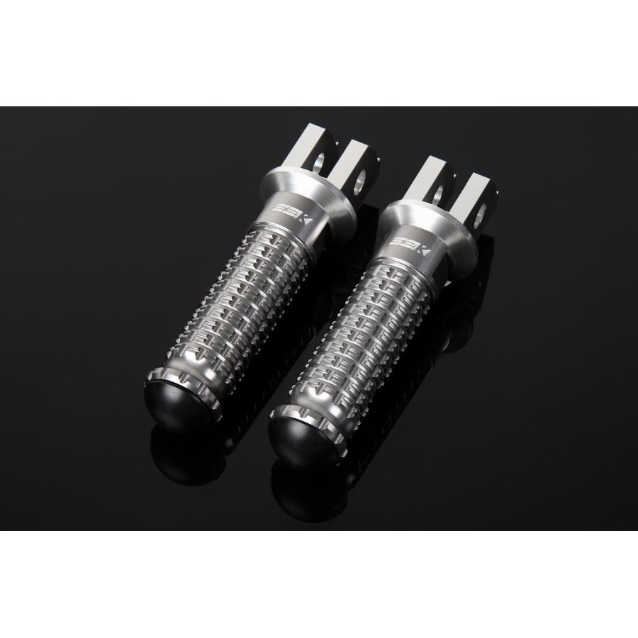 アルミ削り出しタンデムステップ スタンダードタイプ（取付部 シルバー