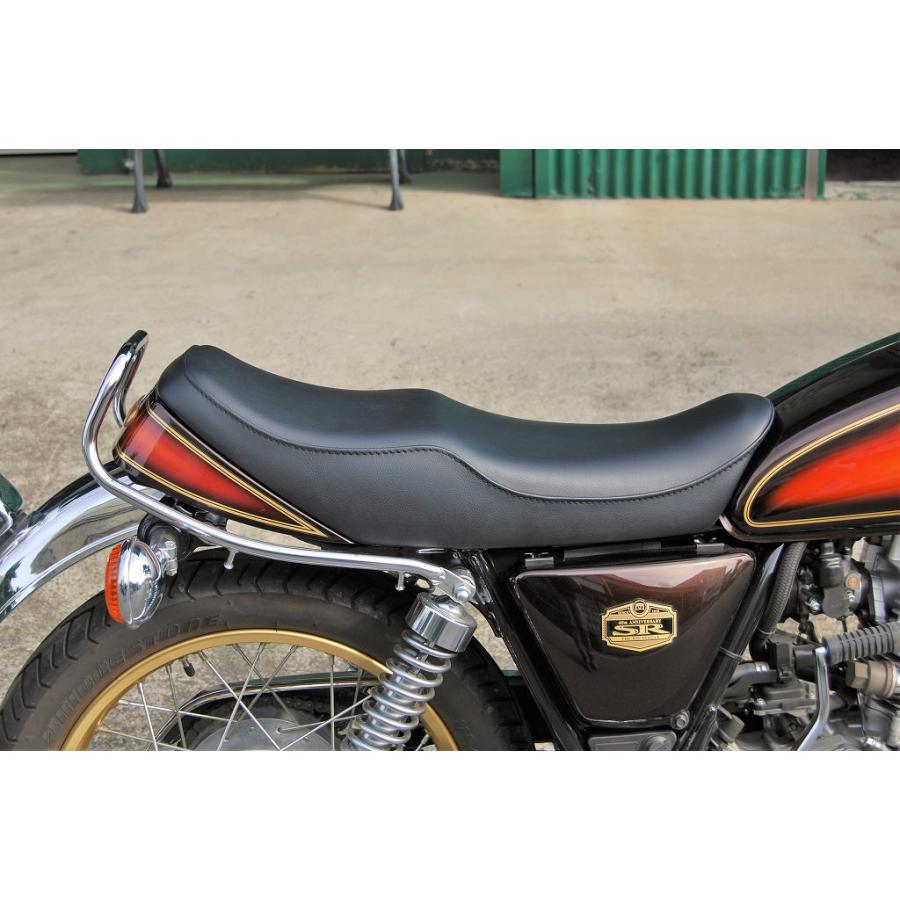 純正カウル対応 段付きシートA K＆H（ケイアンドエイチ） SR400