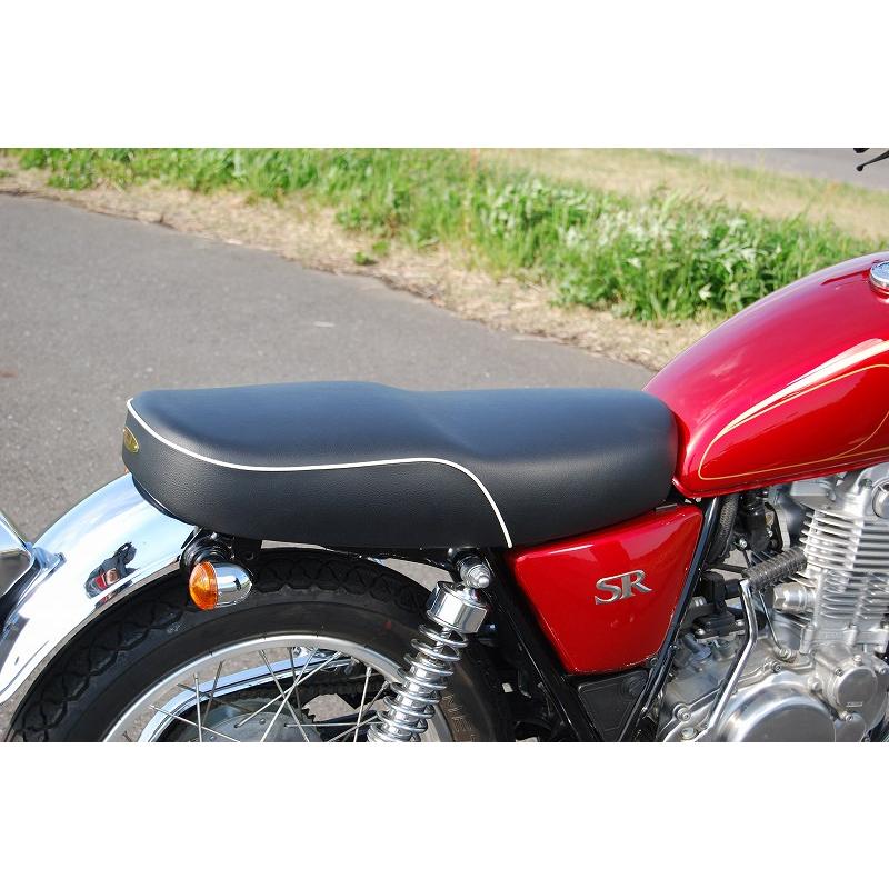 ダブルシートB パイピング K＆H（ケイアンドエイチ） SR400 FI（10〜17