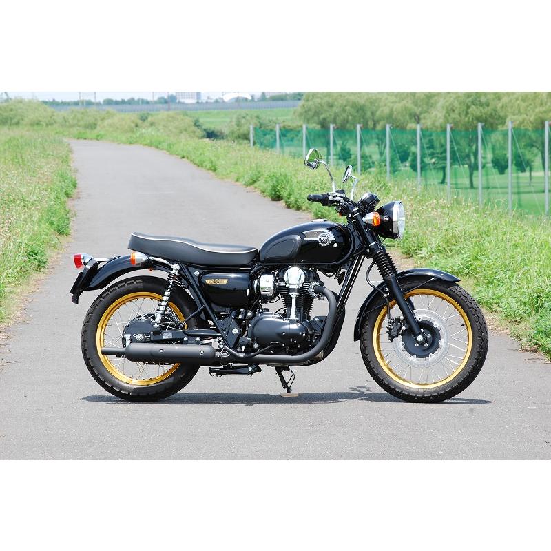 ハイシートA 白パイピング K＆H（ケイアンドエイチ） W400 : バイク