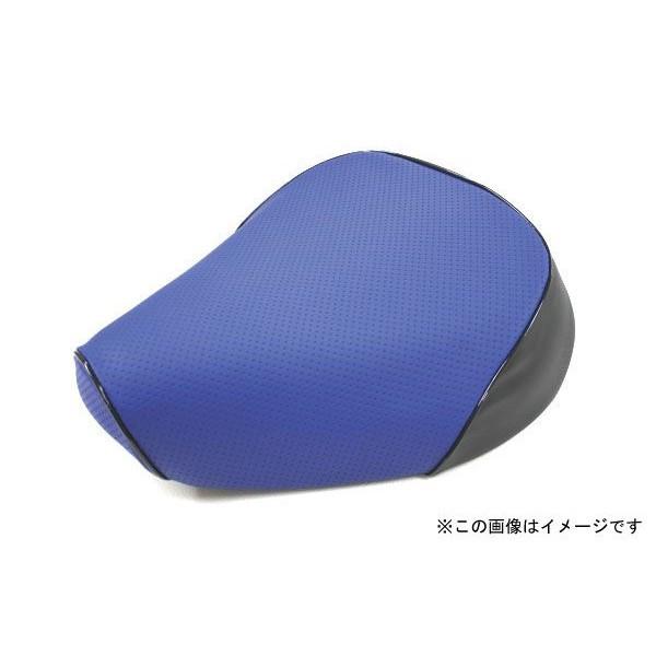 シグナスX（SE12J）国内仕様 被せタイプ 国産シートカバー エンボスブルー/黒パイピング GRONDEMENT（グロンドマン）