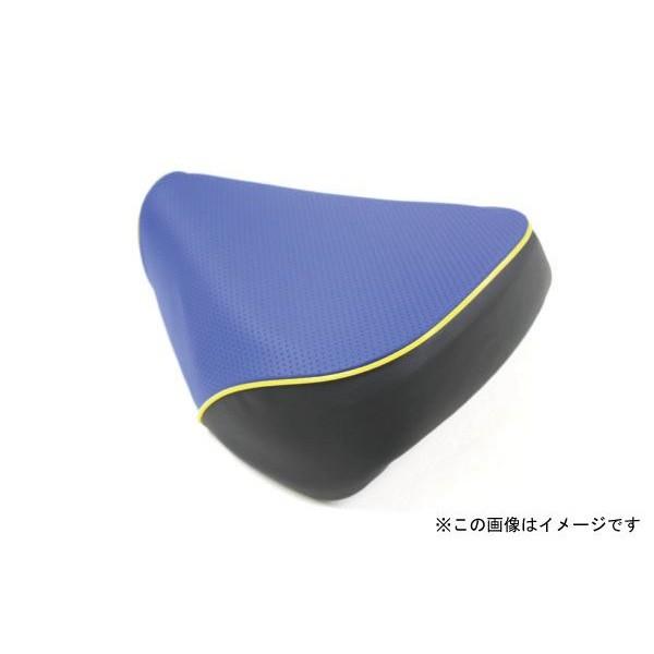シグナスX（SE12J）国内仕様 被せタイプ 国産シートカバー エンボスブルー/黄色パイピング GRONDEMENT（グロンドマン）_1