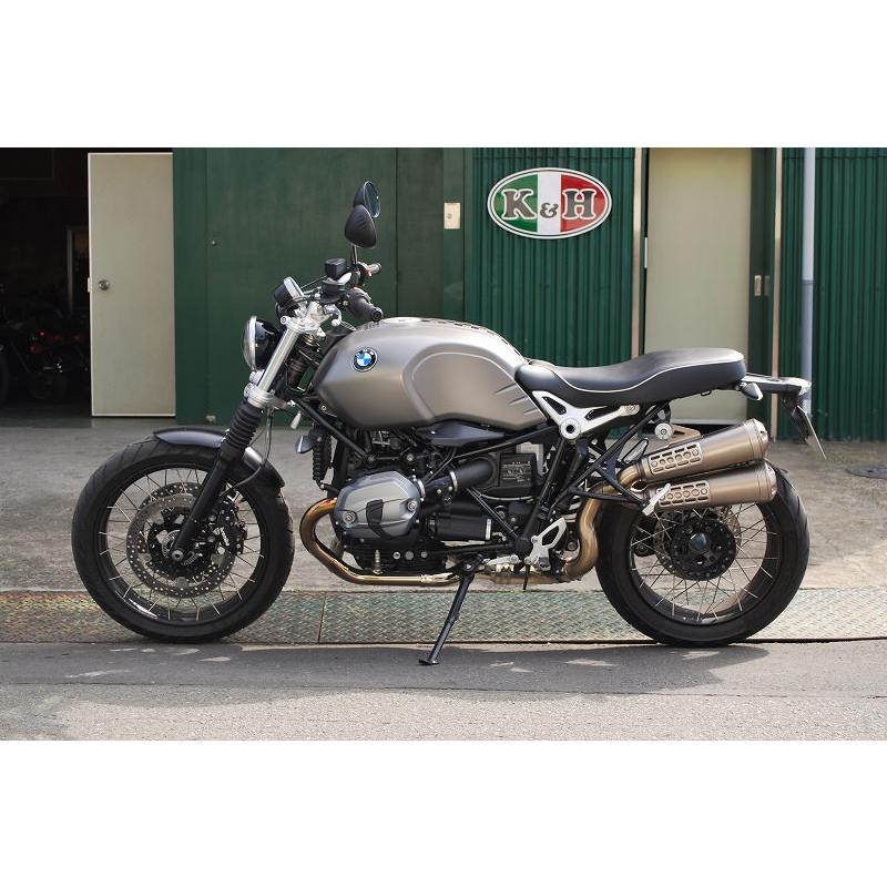 ダブルシート Aステッチ/白パイピング K＆H（ケイアンドエイチ） BMW R nineT_3