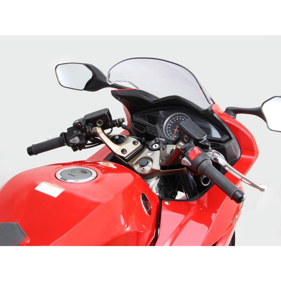 HONDA VFR800F 純正 ハンドルアップスペーサー VFR800F（RC79） ハンドルアップスペーサーH20 ブラックアルマイト