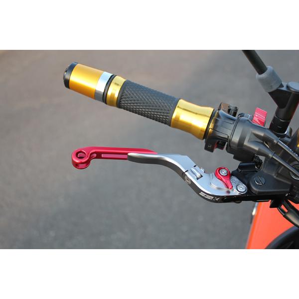 ZX-9R ´98〜´99 可倒延長式アジャストレバーセット レバー：チタン