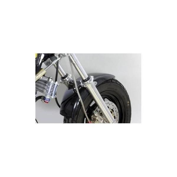 HONDA APE 武川ダウンフェンダーステー メッキフェンダー セット