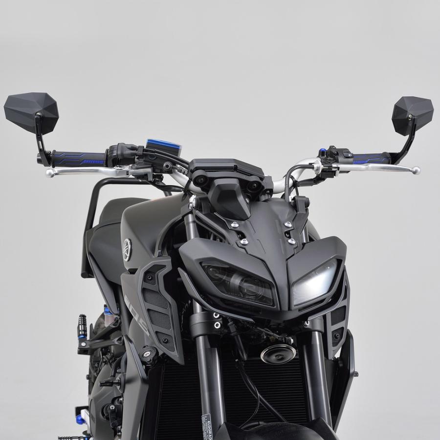 Highsiderバーエンドミラー ステルスx6 マットブラック Daytona デイトナ D2 バイク メンテ館 通販 Yahoo ショッピング