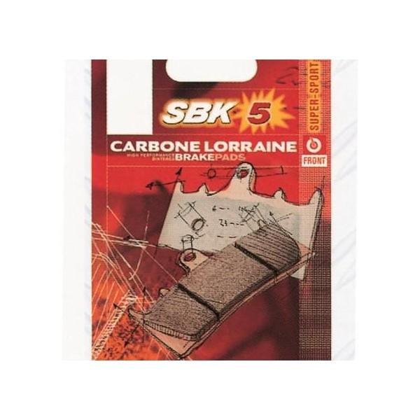 SBK5＋スーパースポーツ用 フロントブレーキパッド カーボンロレーヌ（CARBONE LORRAINE） CAGIVA SXT350Ala Rossa 年式：82-｜hamashoparts｜02