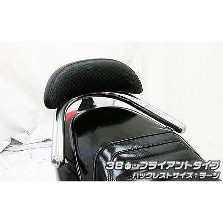 バックレスト付38Φタンデムバーブライアント AXISTreet（アクシ