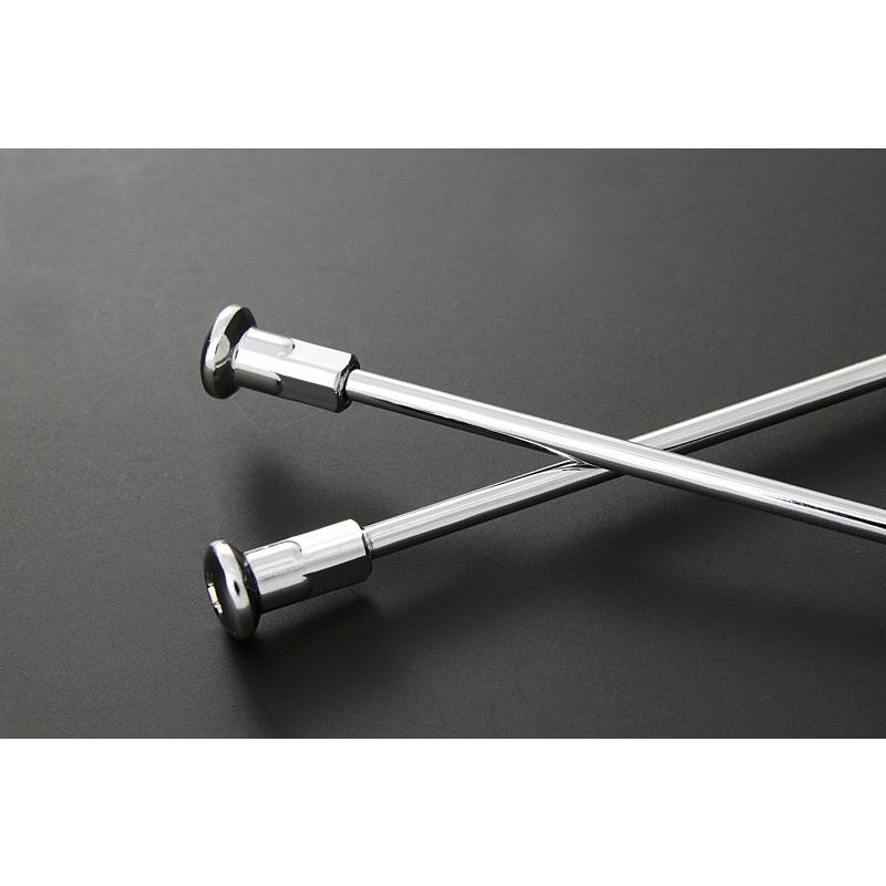 Z1・Z2 72〜75年 Z/KZメッキスポークセット クローム仕様 フロント 6穴