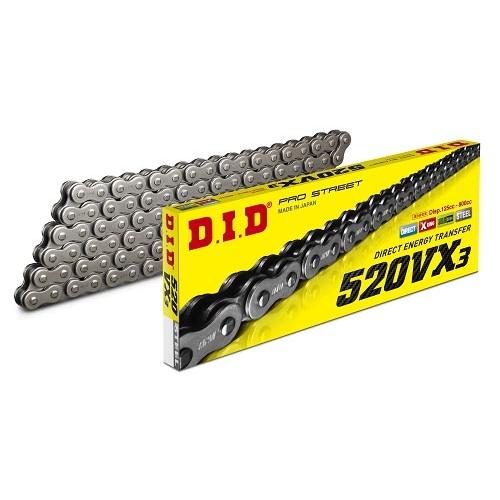 VXシリーズ 520VX3-110L ZJ（カシメ） スチール色 シールチェーン DID（ダイドー）