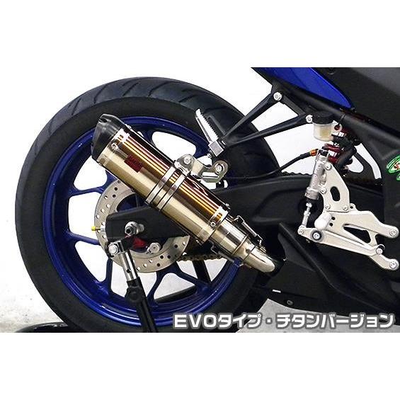 YZF-R25（JBK-RG10J） TTRタイプスリップオンマフラー EVOタイプ チタンバージョン ヒートガード・ブラック仕上 ASAKURA（浅倉商事）