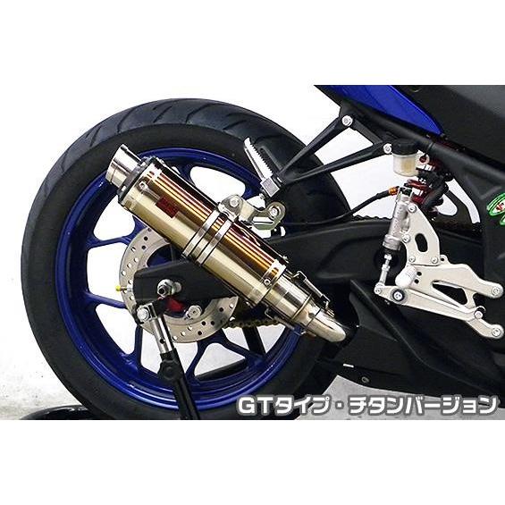 YZF-R3（EBL-RH07J） TTRタイプスリップオンマフラー GTタイプ チタンバージョン ヒートガード・ポリッシュ仕上 ASAKURA（浅倉商事）