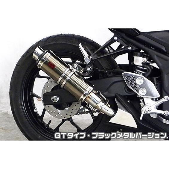 MT-25（JBK-RG10J） TTRタイプスリップオンマフラー GTタイプ ブラックメタルバージョン ヒートガード・ブラック仕上 ASAKURA（浅倉商事）