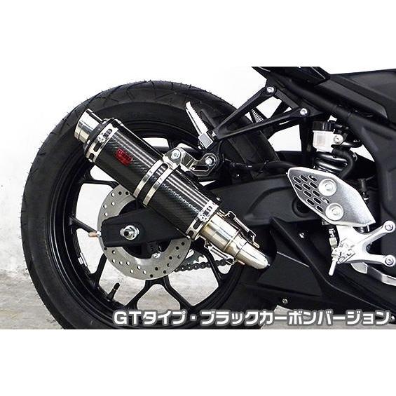 MT-25（JBK-RG10J） TTRタイプスリップオンマフラー GTタイプ ブラックカーボンバージョン ヒートガード・ポリッシュ仕上 ASAKURA（浅倉商事）