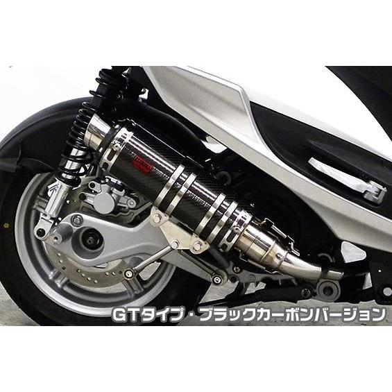 シグナスX SR（4型）EBJ-SEA5J DDRタイプマフラー GTタイプ ブラック 